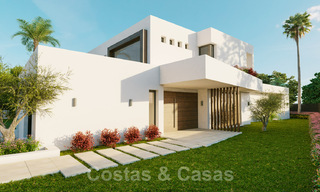 New contemporary villas with golf and sea views for sale in Nueva Andalucía, Marbella. Ready to move in. LAST VILLA! 28989 
