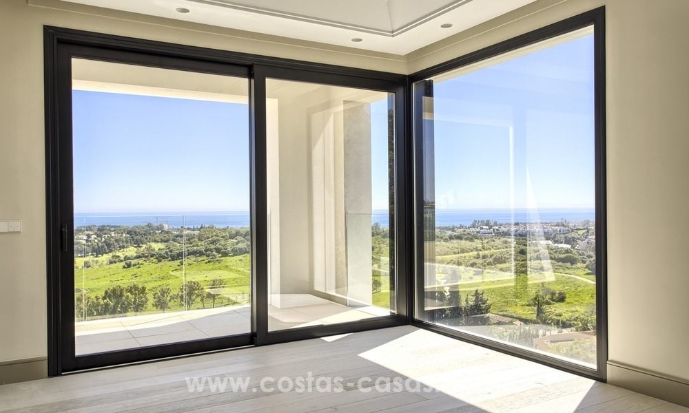Modern new villa for sale with sea view in Benahavis - Marbella 259