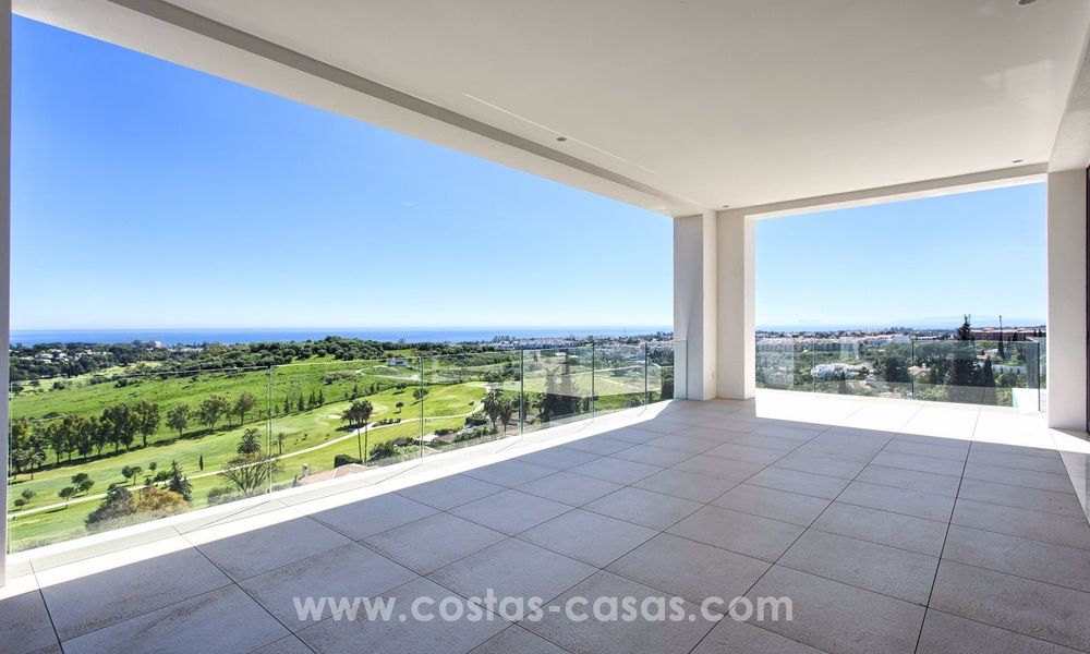 Modern new villa for sale with sea view in Benahavis - Marbella 261