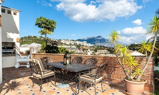 Elegant, south facing frontline golf villa for sale, located in Benahavis - Marbella with sea views 615 