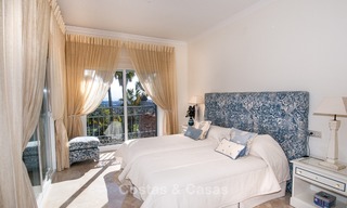 Elegant, south facing frontline golf villa for sale, located in Benahavis - Marbella with sea views 624 