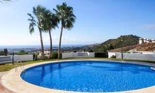 South facing detached House for sale with panoramic sea and golf views on Golf resort in Marbella - Benahavis 957 