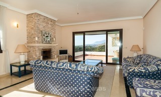 South facing detached House for sale with panoramic sea and golf views on Golf resort in Marbella - Benahavis 968 