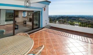 South facing detached House for sale with panoramic sea and golf views on Golf resort in Marbella - Benahavis 974 