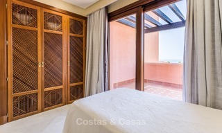 First line beach penthouse apartment for sale on the New Golden Mile between Marbella and Estepona 992 