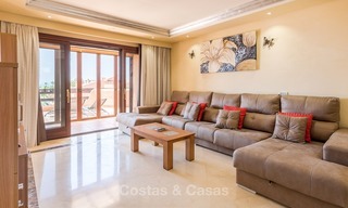 First line beach penthouse apartment for sale on the New Golden Mile between Marbella and Estepona 1005 