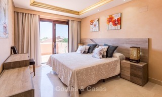 First line beach penthouse apartment for sale on the New Golden Mile between Marbella and Estepona 1007 