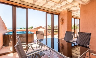 First line beach penthouse apartment for sale on the New Golden Mile between Marbella and Estepona 1014 