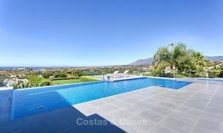 Exclusive modern villa for sale on golf resort with sea and golf views in Benahavis - Marbella 1023 