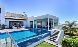 Exclusive modern villa for sale on golf resort with sea and golf views in Benahavis - Marbella 1028 