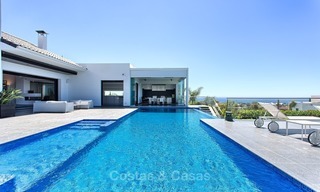 Exclusive modern villa for sale on golf resort with sea and golf views in Benahavis - Marbella 1029 