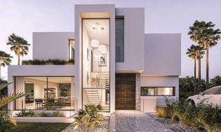 Modern, Stylish Villas for Sale on The New Golden Mile, walking distance to the Beach, between Marbella and Estepona 1120 