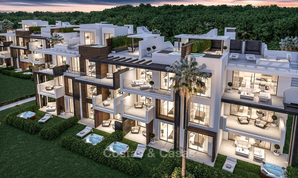 New, Modern Apartments for Sale on The New Golden Mile, short stroll to the Beach, Marbella - Estepona 1133