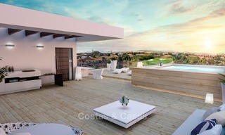 Bargain! Front Line Golf, Modern, Designer Villas with Panoramic views for sale, on The New Golden Mile, Estepona - Marbella 1251 
