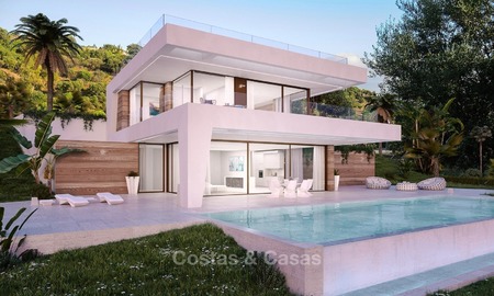 Bargain! Front Line Golf, Modern, Designer Villas with Panoramic views for sale, on The New Golden Mile, Estepona - Marbella 1247