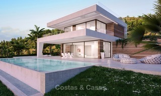 Bargain! Front Line Golf, Modern, Designer Villas with Panoramic views for sale, on The New Golden Mile, Estepona - Marbella 1248 