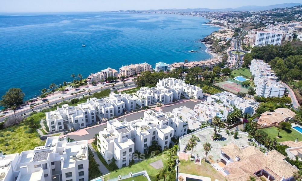 Modern, Sea View Apartments for Sale, close to the Beach in Benalmádena, Costa del Sol. Key ready! 1282