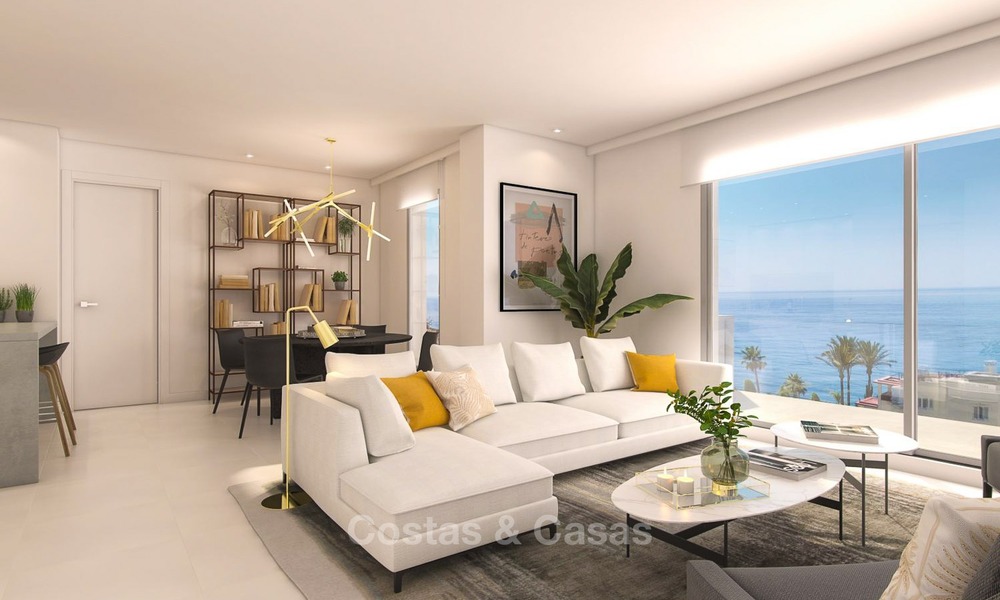 Modern, Sea View Apartments for Sale, close to the Beach in Benalmádena, Costa del Sol. Key ready! 1283