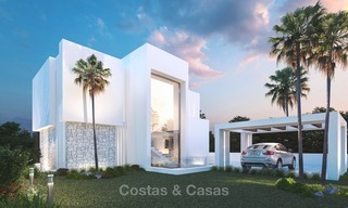New Construction, Development of Contemporary Villas with Sea Views for Sale, Mijas, Costa del Sol 1310 