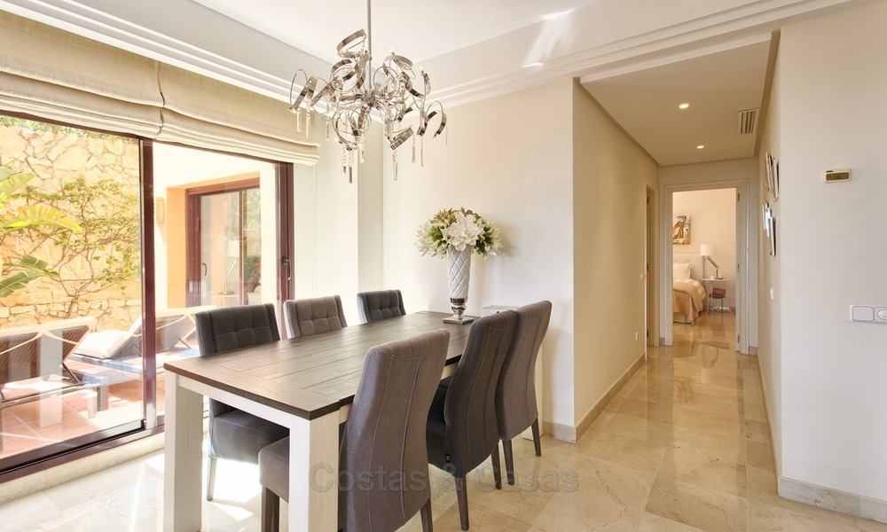 Luxury elevated Ground Floor Corner Apartment with Sea Views for sale in Benahavis, Marbella 1330