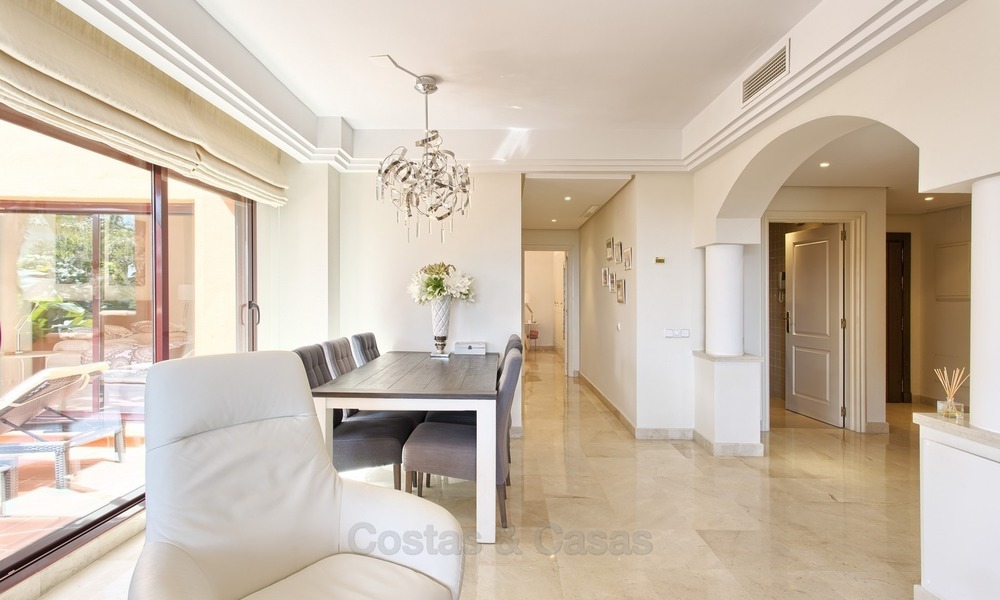 Luxury elevated Ground Floor Corner Apartment with Sea Views for sale in Benahavis, Marbella 1331