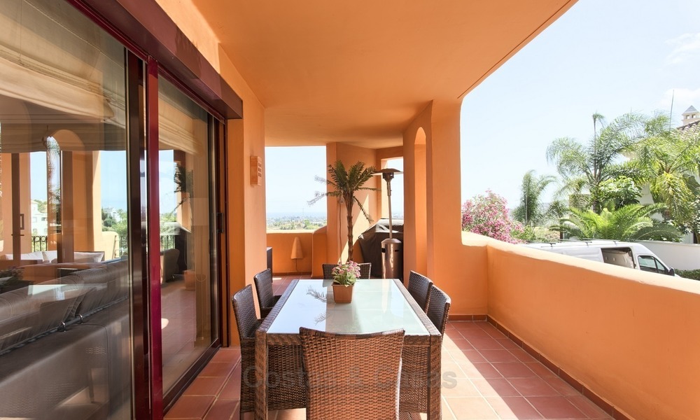 Luxury elevated Ground Floor Corner Apartment with Sea Views for sale in Benahavis, Marbella 1339
