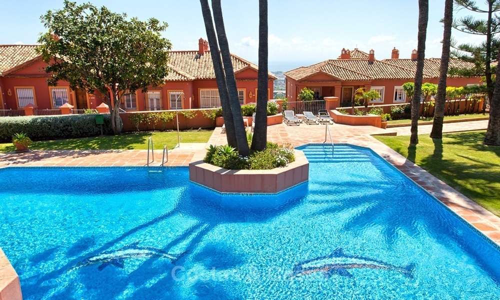 Elevated Ground Floor Apartment with Panoramic Sea views for sale in Benahavis, Marbella 1576