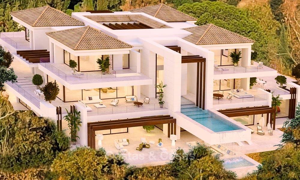 Spectacular Contemporary, Andalusian Style Villa for Sale, Golf- and Sea Views, Benahavis – Marbella 1411