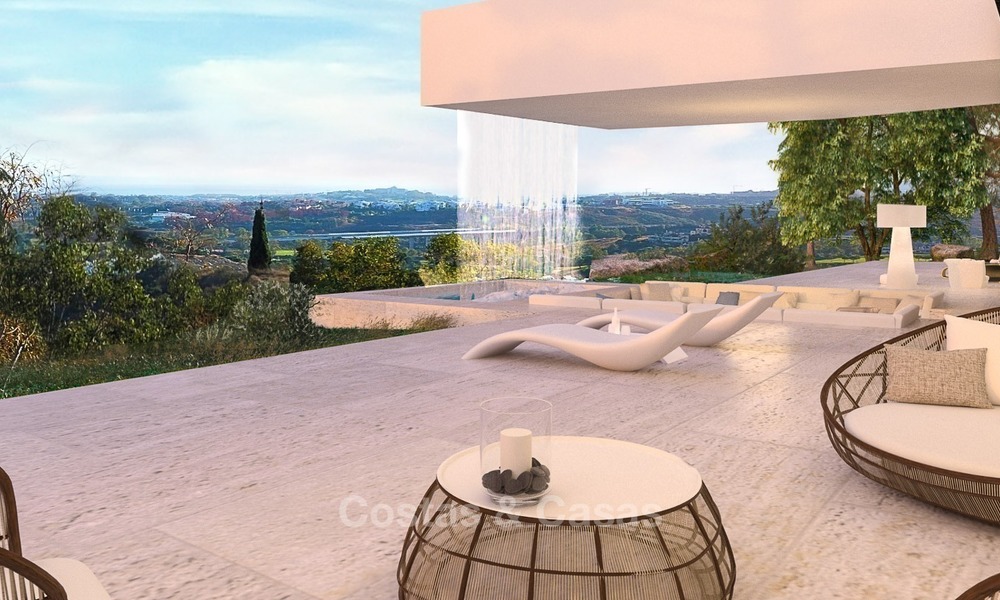 Spectacular Contemporary, Andalusian Style Villa for Sale, Golf- and Sea Views, Benahavis – Marbella 1414