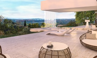 Spectacular Contemporary, Andalusian Style Villa for Sale, Golf- and Sea Views, Benahavis – Marbella 1414 