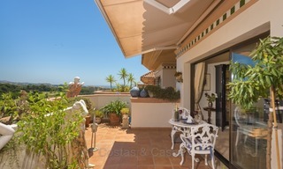 Luxury Penthouse apartment for sale in Gated Community with Panoramic sea and golf views in Rio Real, Marbella 1470 