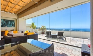 Modern Contemporary style Penthouse apartment with Sea Views for sale in Los Monteros, Marbella 1587 