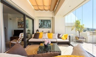 Modern Contemporary style Penthouse apartment with Sea Views for sale in Los Monteros, Marbella 1588 