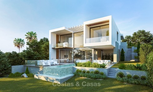 Modern Villas with Sea- and Golf views for Sale, Benahavis, Marbella 1662