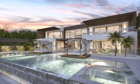 For Sale, Luxurious, Contemporary Villa with open Sea Views on The Golden Mile, Marbella 1672