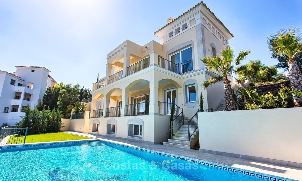 New Villa with Panoramic Sea- and Golf Views for sale, Benahavis, Marbella 1747