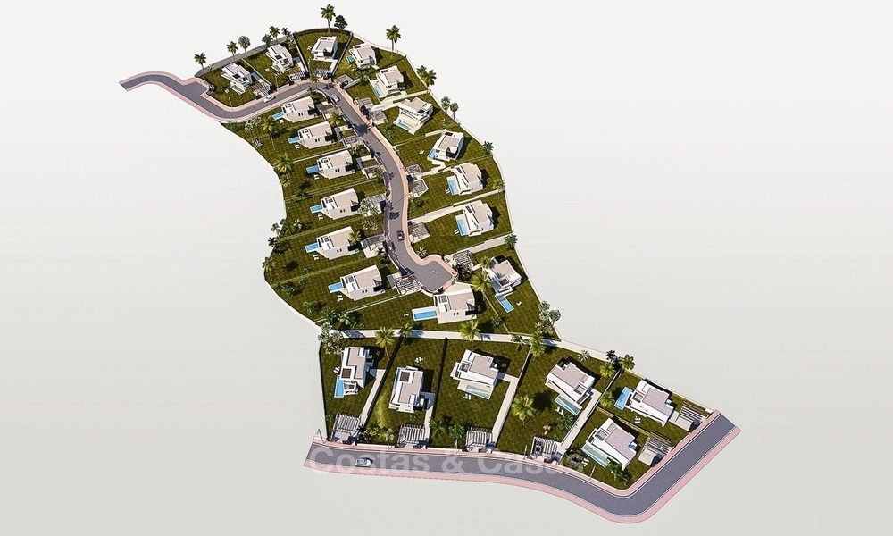 Gated Development of 25 Modern Villas for sale near a Golf Resort on the New Golden Mile, Marbella - Estepona 1819
