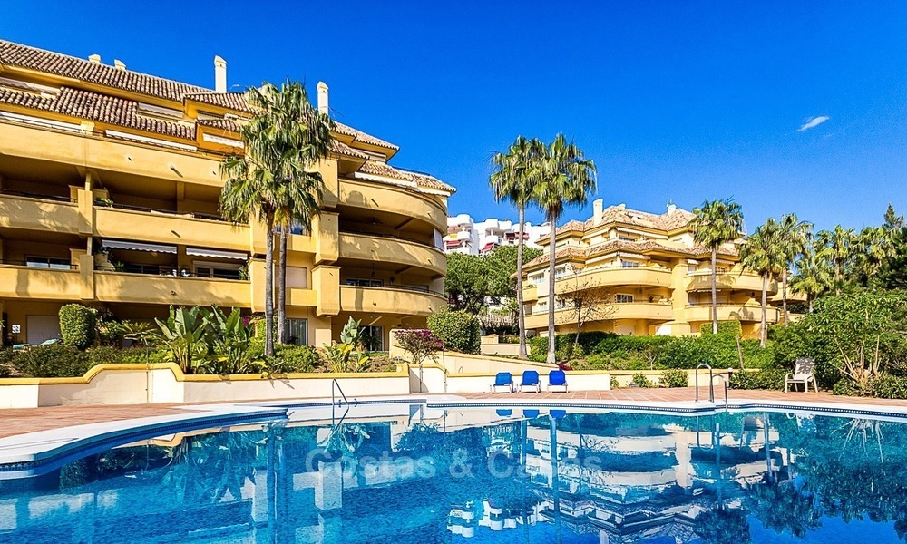 Front line Golf Luxury Apartment for sale in a Gated Community in Rio Real, Marbella 1856