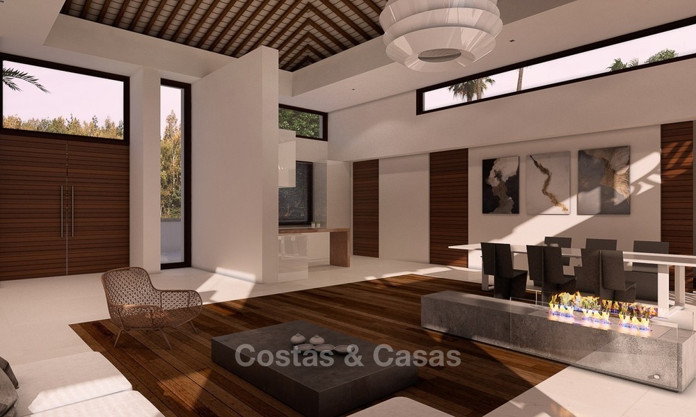 New, Modern Thai Style Villa with Sea Views for sale on The New Golden Mile, Estepona - Marbella 2047