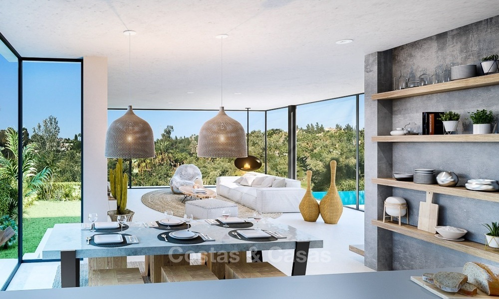 Modern Contemporary Villas for sale in New Development, Frontline Golf in Estepona - Marbella 2052