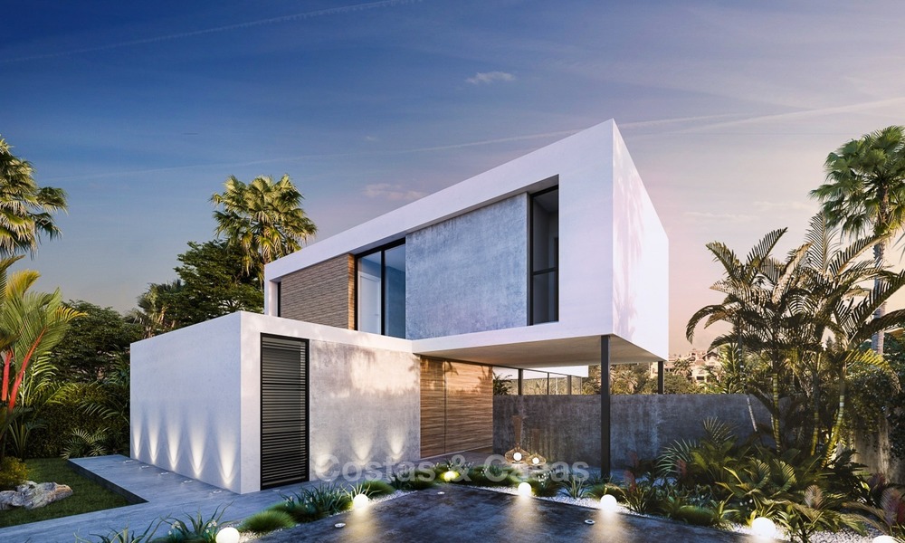 Modern Contemporary Villas for sale in New Development, Frontline Golf in Estepona - Marbella 2054