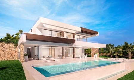 Modern Contemporary designer villa for sale with sea views in Benalmadena on the Costa del Sol 2106