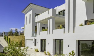 Elegant designer style villa for sale, frontline golf on a golf resort on the New Golden Mile, Marbella - Benahavis 13861 