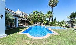 Elegant, Andalusian Style Villa in Gated Community with Sea- and Mountain views for sale in Benahavis, Marbella 5157 