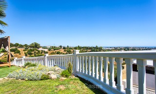Elegant, Andalusian Style Villa in Gated Community with Sea- and Mountain views for sale in Benahavis, Marbella 5162 