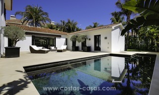 Renovated villa for sale in a Contemporary style, near the beach in Los Monteros, Marbella 2663 