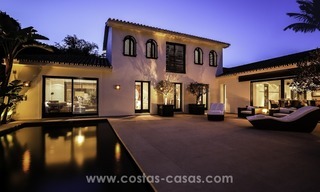 Renovated villa for sale in a Contemporary style, near the beach in Los Monteros, Marbella 2684 