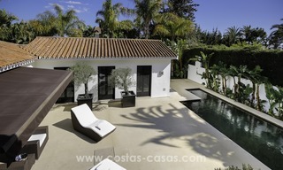 Renovated villa for sale in a Contemporary style, near the beach in Los Monteros, Marbella 2685 