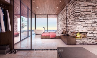 Modern Contemporary, Mediterranean lifestyle villa with sea view in Gated community for sale in Benahavis - Marbella 2717 