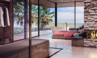 Modern Contemporary, Mediterranean lifestyle villa with sea view in Gated community for sale in Benahavis - Marbella 2718 